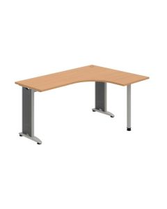 Psací stůl Hobis Flex FE 60 L - buk/kov
