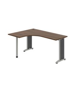 Psací stůl Hobis Flex FE 60 P - ořech/kov