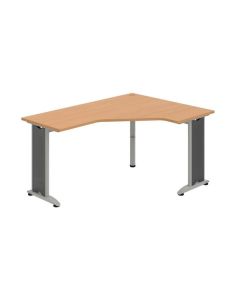 Psací stůl Hobis Flex FEV 60 L - buk/kov