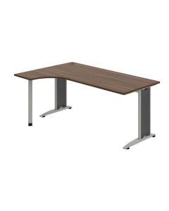 Psací stůl Hobis Flex FE 1800 P - ořech/kov