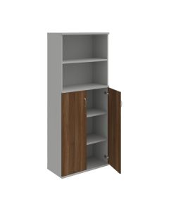Policová skříň Hobis Strong S 5 80 04 - ořech/šedá