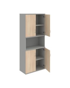 Policová skříň Hobis Strong S 5 80 05 - akát/šedá