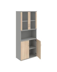 Policová skříň Hobis Strong S 5 80 07 - akát/šedá
