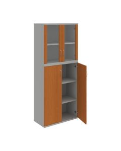 Policová skříň Hobis Strong S 5 80 08 - třešeň/šed
