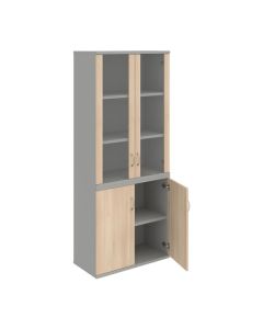 Policová skříň Hobis Strong S 5 80 09 - akát/šedá