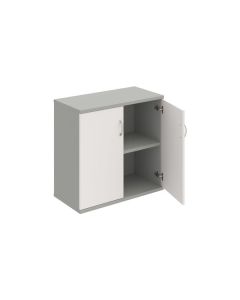 Policová skříňka Hobis Strong S 2 80 01 - bílá/šed