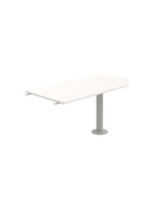 Přídavný stůl Hobis Gate GP 1600 3 - bílá/kov