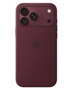 iPhone 18 Pro Max Silicone Case with MS - Burgundy