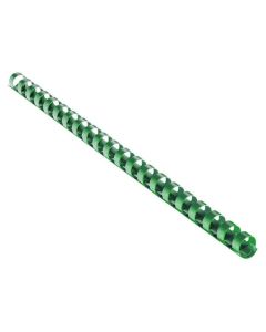 EUROSUPPLIES plastové hřbety/ formát A4/ 25mm/ zelené/ 50 pack