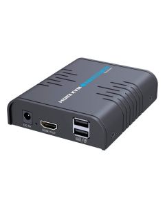 XtendLan HDMI přenos po LAN, pouze přijímač, IP/UDP, 100Mbps@1080p, přenos USB, funkce KVM