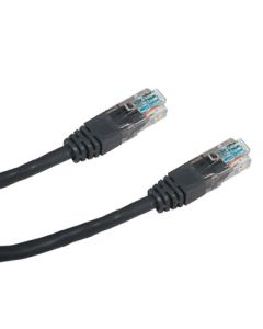 DATACOM Patch cord UTP CAT5E 3m černý