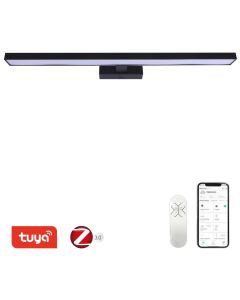IMMAX NEO PINNA SMART nástěnné svítidlo 80cm 34W 2378lm černé Zigbee 3.0, TUYA