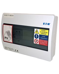 Solarmi DC05R osazený rozvaděč pro fotovoltaiku, svodič, odpojovač, pojistky, do 500V