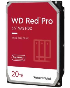 WD RED PRO 20TB / WD202KFGX / SATA III/  Interní 3,5"/ 7200rpm / 512MB