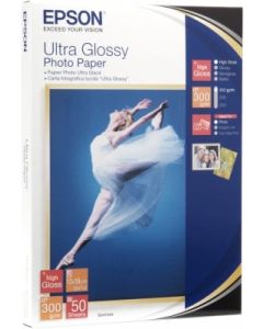 EPSON paper 13x18 - 300g/m2 - 50sheets - photo ultra glossy
