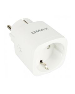 UMAX chytrá zásuvka U-Smart Wifi Plug Mini/ Wi-Fi/ 1x zástrčka/ Amazon Alexa/ Google Assistant/ Android/ iOS/ bílá