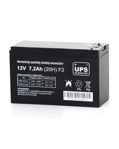 UPS baterie 12V 7,2Ah F2