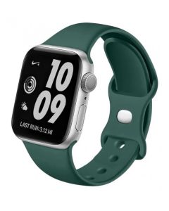 Swissten řemínek pro apple watch silikonový 38 / 40 / 41 mm zelený