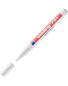 Lakový popisovač Edding 751, bílý