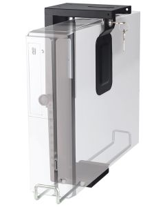 Neomounts  CPU-D075BLACK/LK / CPU Holder (height PC: 20-36 cm / width PC: 5-10 cm, lock) / Black