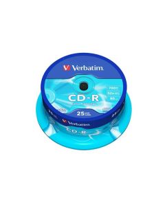 VERBATIM CD-R 700MB, 52x, spindle 25 ks