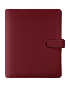Diář Filofax Saffiano, A5, tmavě červený