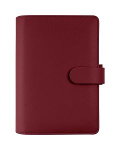 Diář Filofax Saffiano, A6, tmavě červený