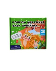 Kreativní sada CONCORDE Pompon - Zvířátka