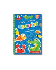 Omalovánky s úkoly CONCORDE - bludiště, 24 stran