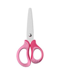 Dětské nůžky KEYROAD Soft, 13 cm, růžové