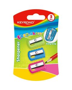 Ořezávátko KEYROAD Slim, jednoduché, blistr 3ks