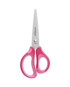 Školní nůžky KEYROAD Soft, 15 cm, růžové