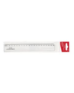 Pravítko Concorde 20cm, závěs, transparentní