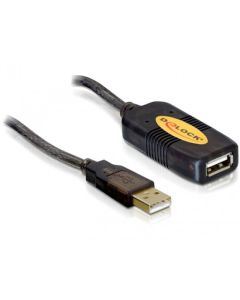 Delock USB 2.0 kabel, prodlužující A-A samec/samice 5m, aktivní