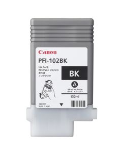 Canon cartridge PFI-102BK iPF-500, 6x0, 7xx, LP-xx (PFI102BK)/black/130ml