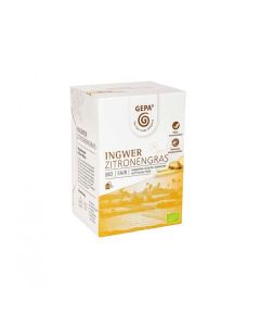 Zázvorový Bio čaj s citrónovou trávou, 20x 1,5 g