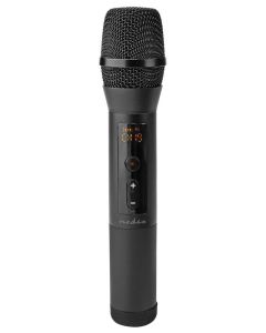 NEDIS bezdrátový mikrofon set/ Kardioid/ 1000 Ohm/ -95 dB/ ovládání hlasitosti/ černý