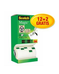 3M™ Scotch® Magic™ lepicí páska,19 mm×33 m,14 rolí