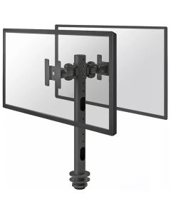Neomounts FPMA-D050BLACK/Držák displeje/na stůl/10-30"/průchodka/VESA 100X100/nosn. 2x10kg/2 displeje/černý
