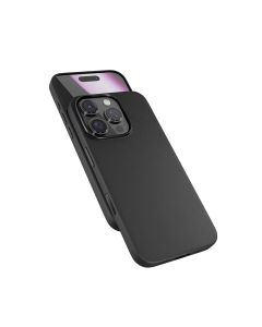 Epico Mag+ kožený kryt iPhone 16 Pro Max - černá
