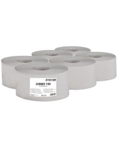 Toaletní papír Jumbo, 19 cm, 1vrstvý, 6 rolí