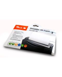 PEACH olejový papír pro údržbu skartovaček Shredder Service Kit PS100-00, 12 listů