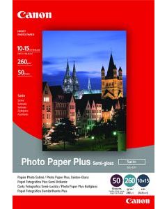 Canon fotopapír SG-201 - 10x15cm (4x6inch) - 260g/m2 - 50 listů - pololesklý