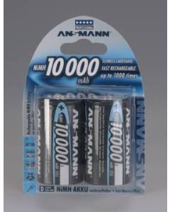 Ansmann akumulátor D NiMH 10000 mAh (2 ks)
