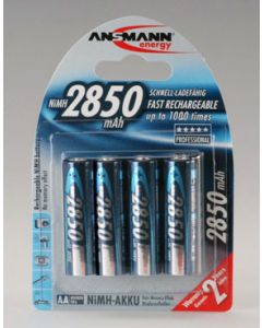 Ansmann akumulátor AA NiMH 2850 mAh (4 ks)