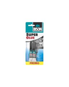 Vteřinové lepidlo BISON Super Glue,tekuté, 3g, 2ks