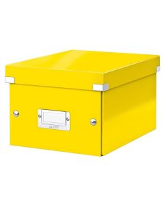 Krabice CLICK-N-STORE A5,Leitz WOW, žlutá
