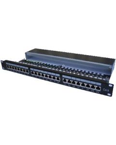 OPTIX STP Patchpanel, Cat.6, 24-Port s vyvázáním