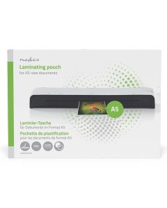 NEDIS laminovací fólie/ formát A5/ 100 mic/ rozměr 216 x 154 mm/ transparentní/ 100 pack