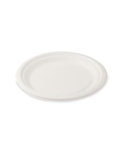 Mělké talíře z cukrové třtiny - průměr 22 cm, 50 k